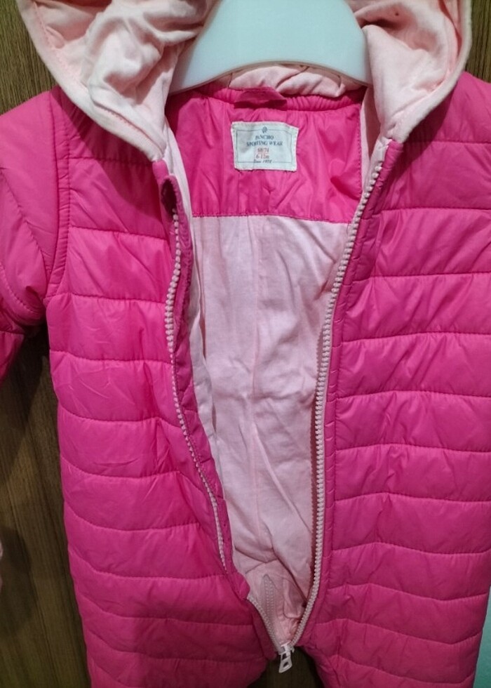 Panço Kız Bebek Tulum Astronot Mont 6-12ay - Görsel 4