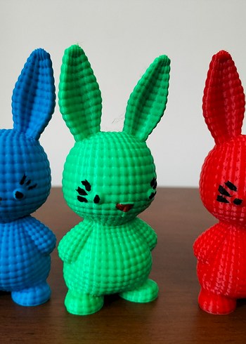 Renkli Tavşan Figürlü Oyuncak - Görsel 6