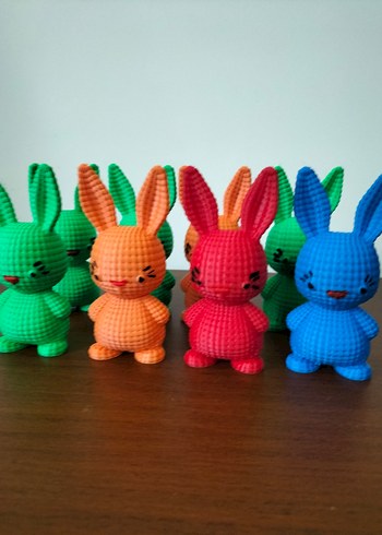 Renkli Tavşan Figürlü Oyuncak - Görsel 2