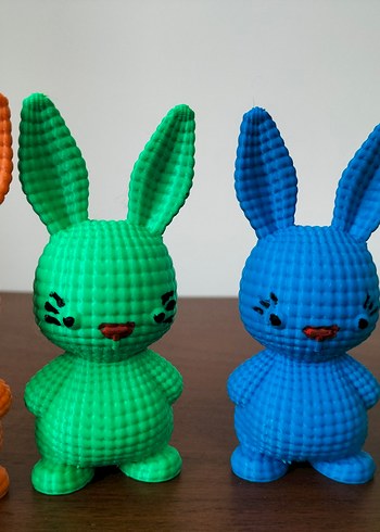 Renkli Tavşan Figürlü Oyuncak - Görsel 7