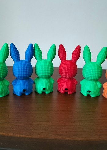 Renkli Tavşan Figürlü Oyuncak - Görsel 5