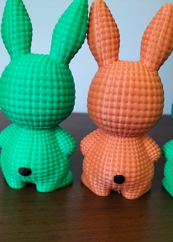 Renkli Tavşan Figürlü Oyuncak - Görsel 4