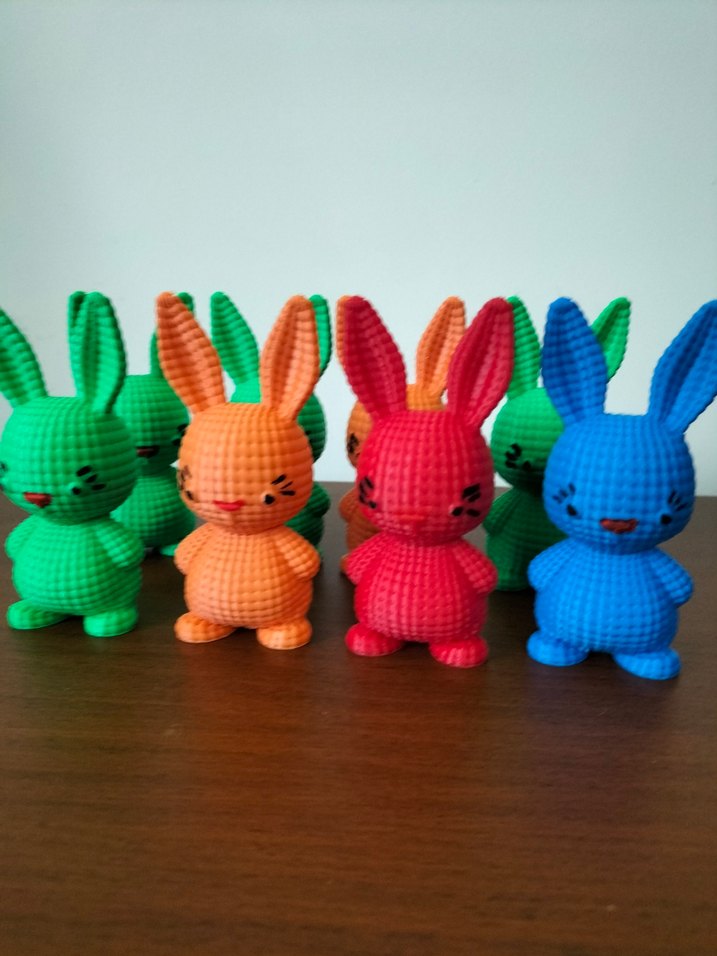 Renkli Tavşan Figürlü Oyuncak - Görsel 2