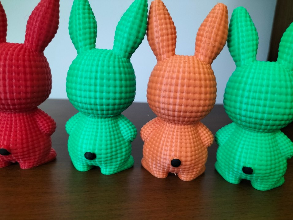 Renkli Tavşan Figürlü Oyuncak - Görsel 4