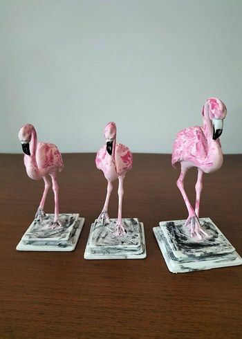 Pembe Flamingo Biblo 3 lü - Görsel 4