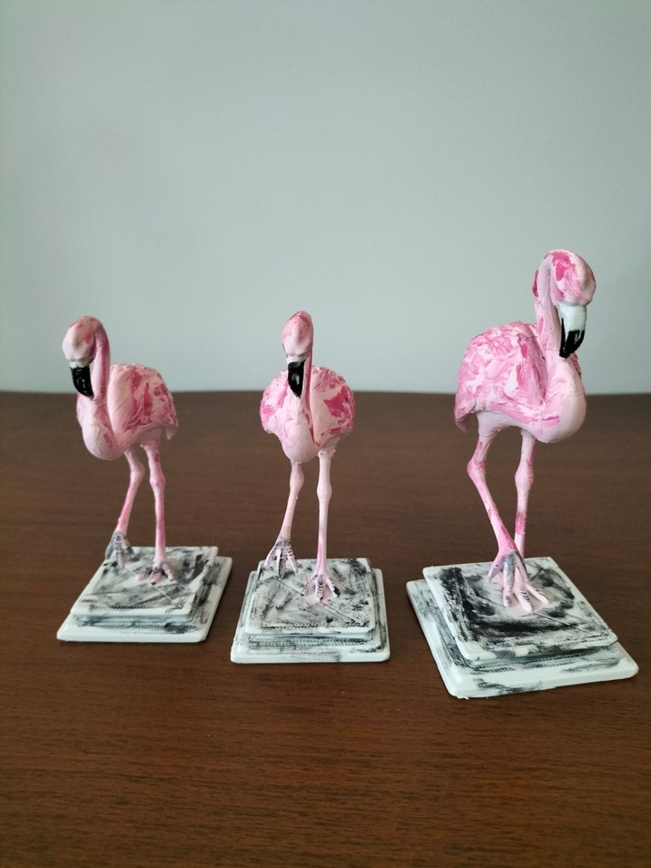 Pembe Flamingo Biblo 3 lü - Görsel 4