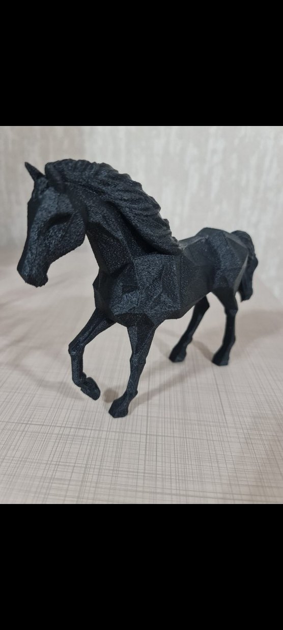 Siyah At Figürin - Görsel 4