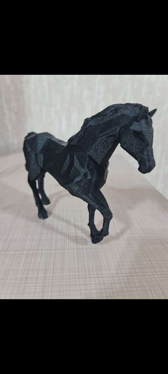 Siyah At Figürin - Görsel 2