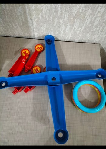 Renkli Halkalı Atış Oyunu Eğitici Oyuncak - Görsel 5