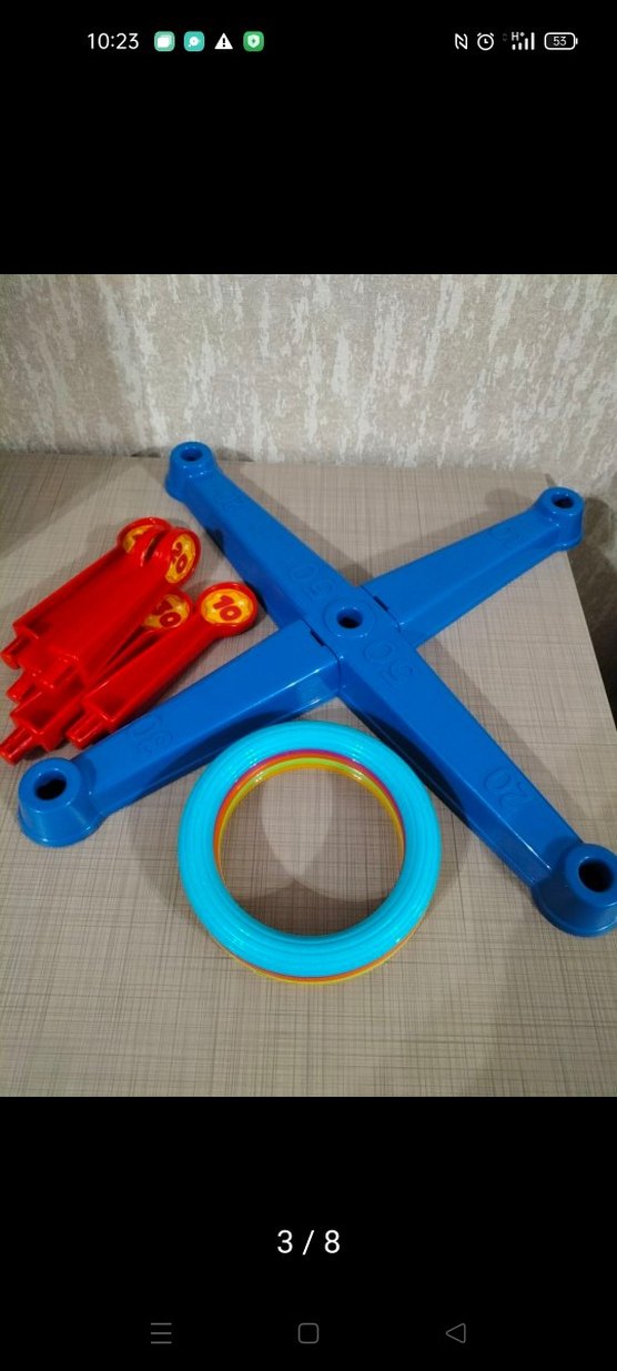 Renkli Halkalı Atış Oyunu Eğitici Oyuncak - Görsel 3