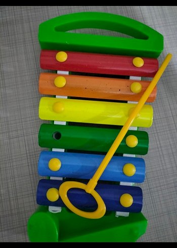 Renkli Ahşap Ksilofon Müzik Oyuncağı - Görsel 2