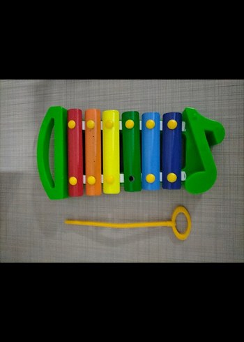 Renkli Ahşap Ksilofon Müzik Oyuncağı - Görsel 3