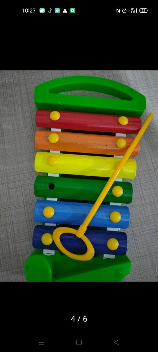 Renkli Ahşap Ksilofon Müzik Oyuncağı - Görsel 2