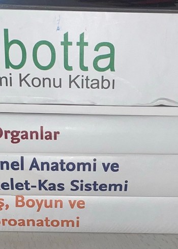 Sobotta Anatomi atlası seti + Konu kitabı