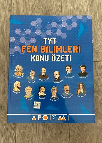 TYT Fen Bilimleri Konu Özeti Kitabı Apotemi