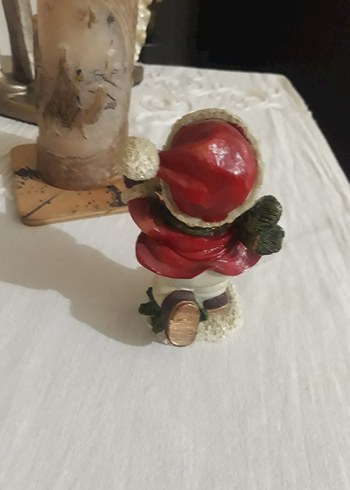  Beden Renkli Noel Temalı Kar Figürü Polyester Biblo