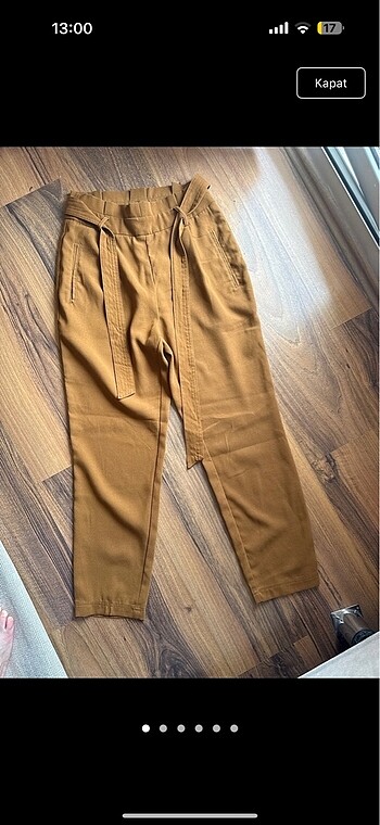 Stradivarius kumaş havuç pantolon