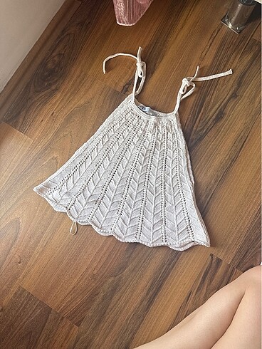 Zara kroşe bluz