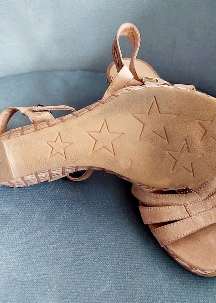 GRACELAND DOLGU TOPUK SANDALET - Görsel 5