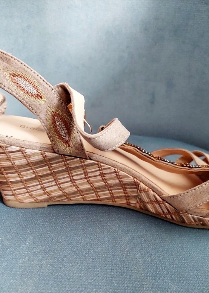 GRACELAND DOLGU TOPUK SANDALET - Görsel 2