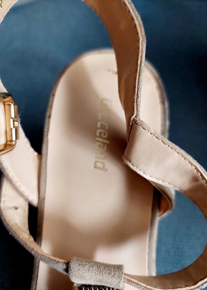 GRACELAND DOLGU TOPUK SANDALET - Görsel 4