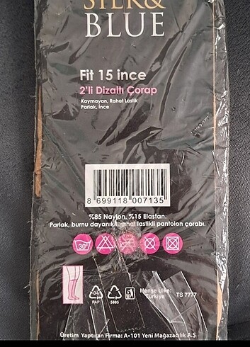 Lycra Külotlu Çorap 3 paket birlikte - Görsel 5