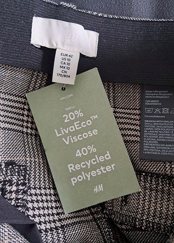 H&M Kumaş Pantolon - Görsel 7