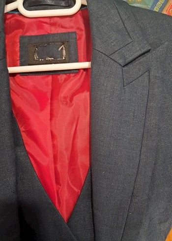 Düğmeli Lacivert Kadın Blazer Ceket - Görsel 5