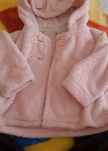 Kürklü Pembe Bebek Tulumu - Görsel 3