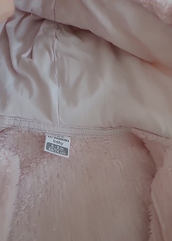 Kürklü Pembe Bebek Tulumu - Görsel 5