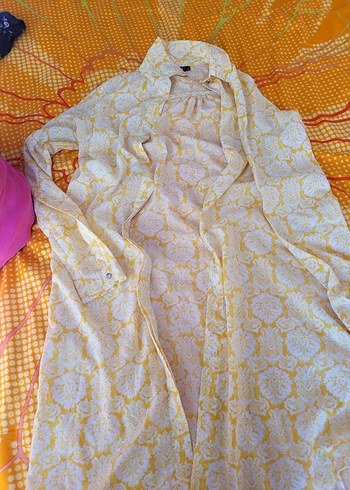 Sarı Desenli Uzun tunik - Görsel 2