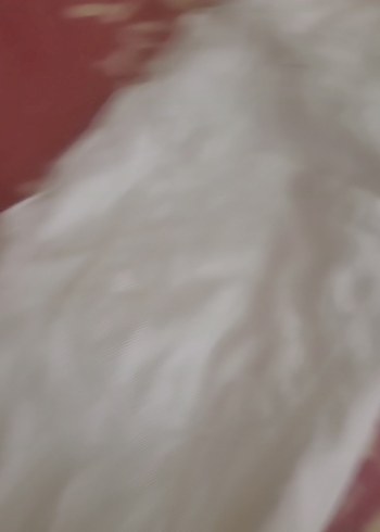 beyaz Bol Kesim Kadın Uzun Kot Pantolon - Görsel 6