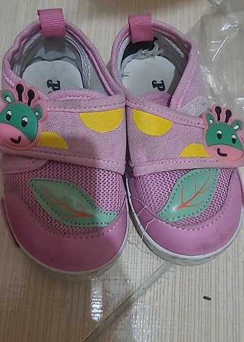 Pembe Renkli Kız Çocuk Kaydırmaz ayakkabi - Görsel 3