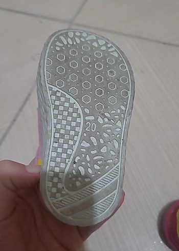 Pembe Renkli Kız Çocuk Kaydırmaz ayakkabi - Görsel 2