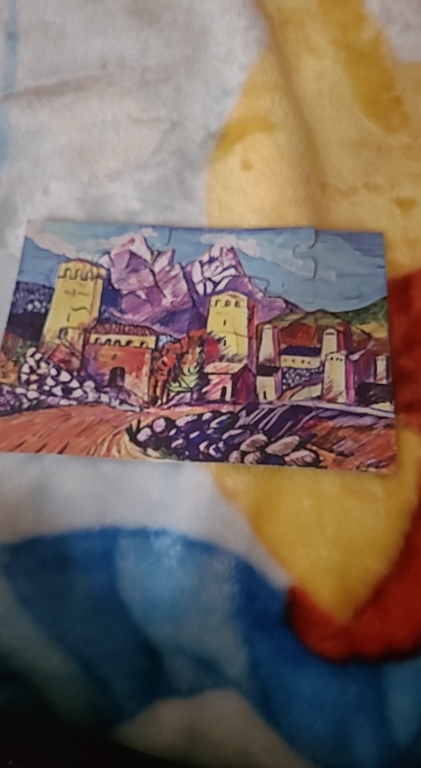 Renkli Kuleler Temalı Puzzle - Görsel 2