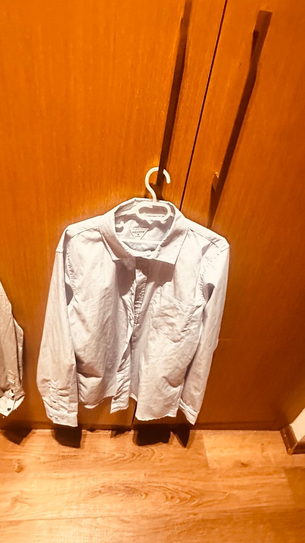 Erkek açık mavi  Uzun Kollu Gömlek - Görsel 2