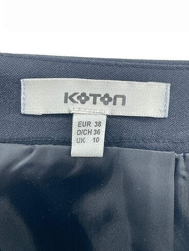 38 Beden lacivert Renk Koton Mini Etek %70 İndirimli.