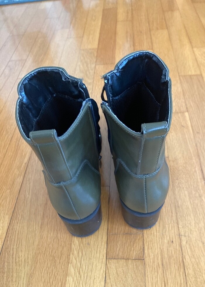 Bağcıklı, fermuarlı sivri burun bot - Görsel 5