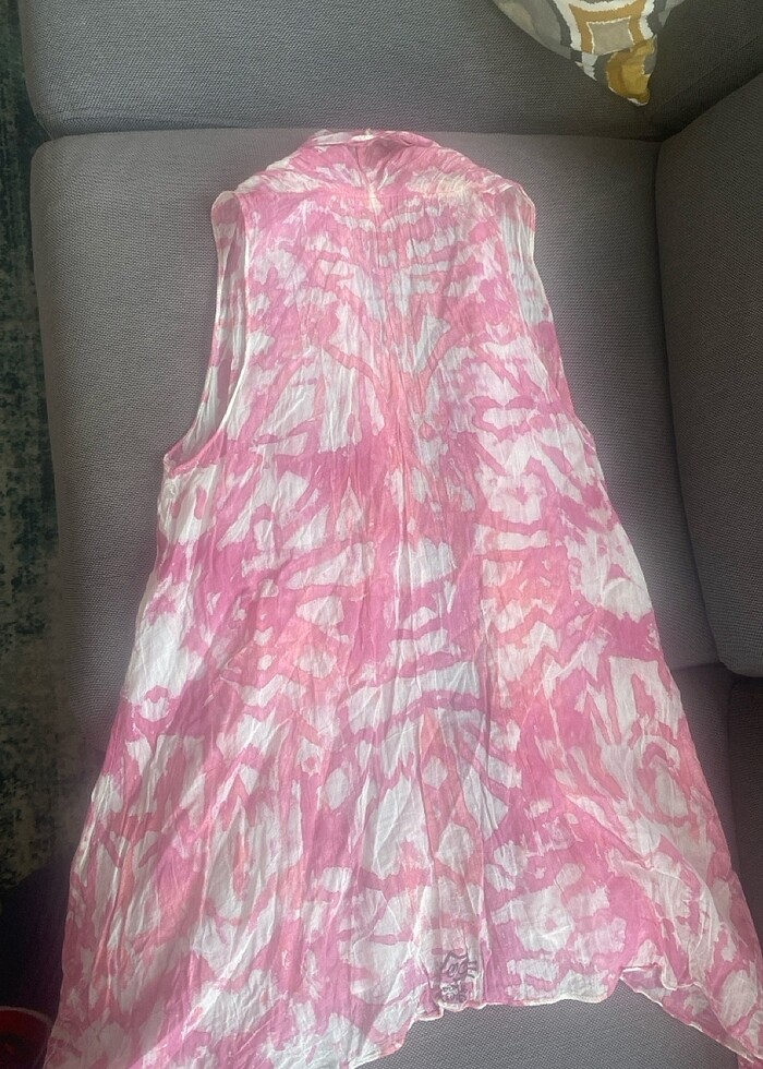 Batik plaj mayo üstü yelek - Görsel 4