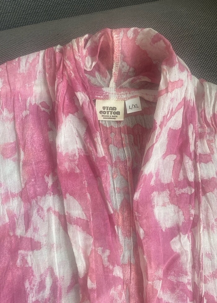 Batik plaj mayo üstü yelek - Görsel 2