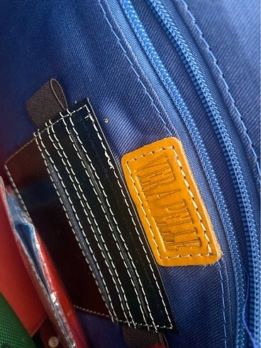 Çok renki deri çanta - Görsel 7