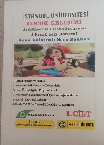 Çocuk gelişimi 3.sınıf Bahar Dönemi İstanbul üniversitesi konu a
