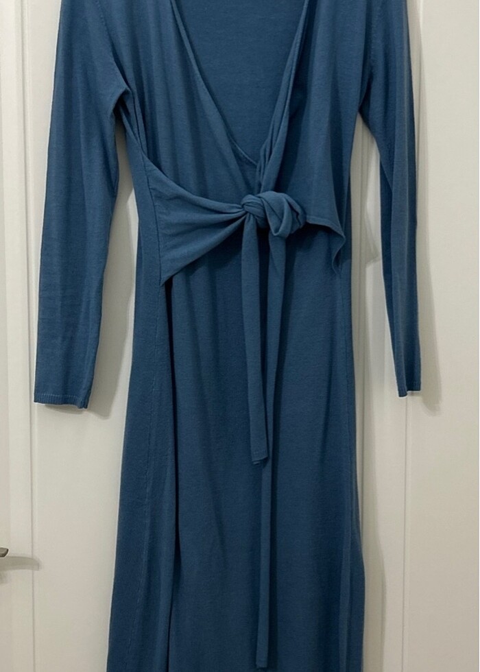 ZARA ÖRGÜ KRUVAZE ELBİSE - Görsel 3