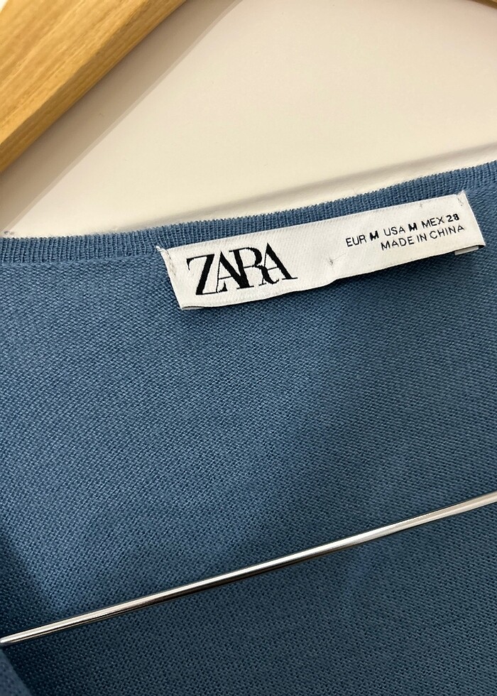 ZARA ÖRGÜ KRUVAZE ELBİSE - Görsel 2