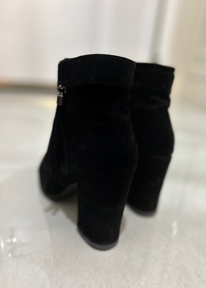 SİYAH SÜET BOT - Görsel 4