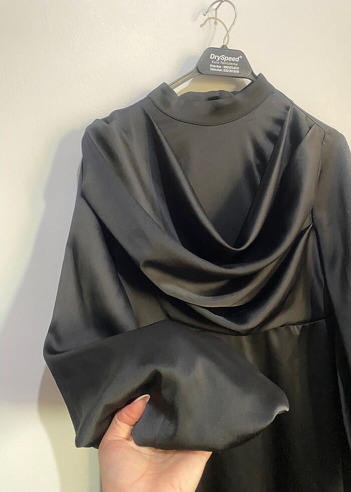 Saten Mezuniyet Elbisesi - Görsel 3