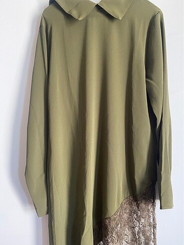 günlük elbise dantel detaylı - Görsel 3