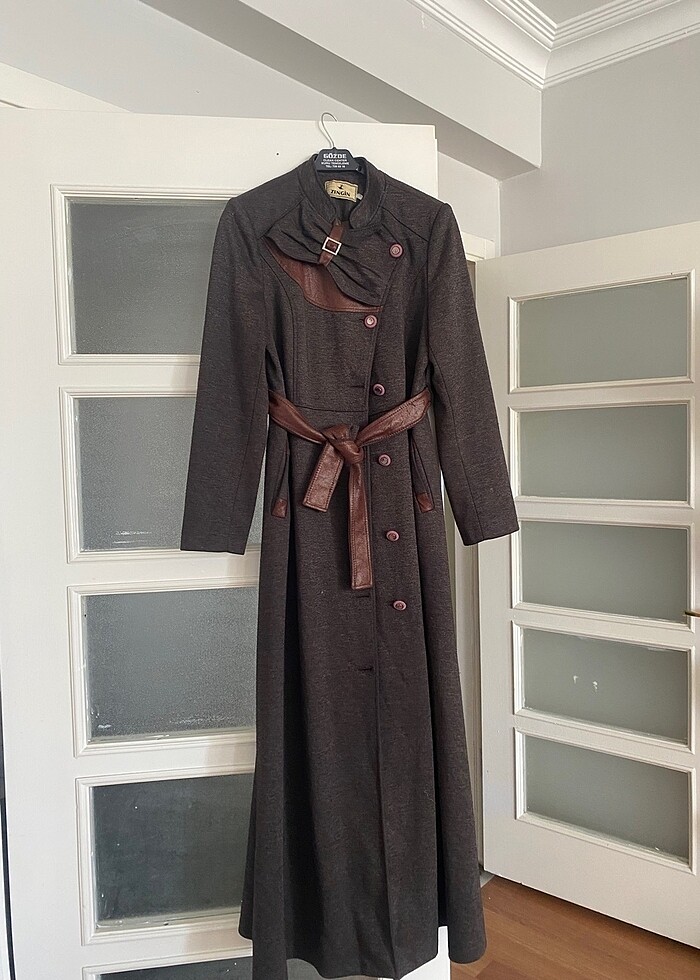 düğme detaylı kaban - Görsel 2