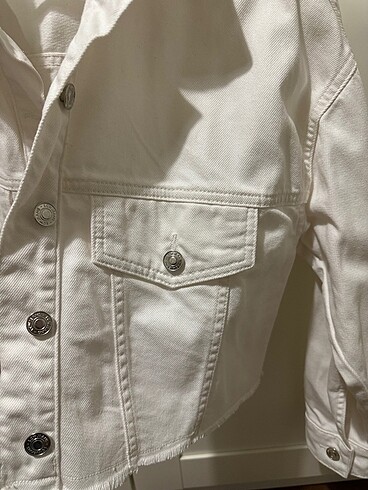 xs Beden Lc Waikiki Beyaz Kot Ceket