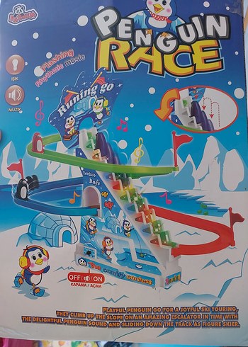 E.L.F Renkli Penguen Yarışı Eğitici Oyuncak